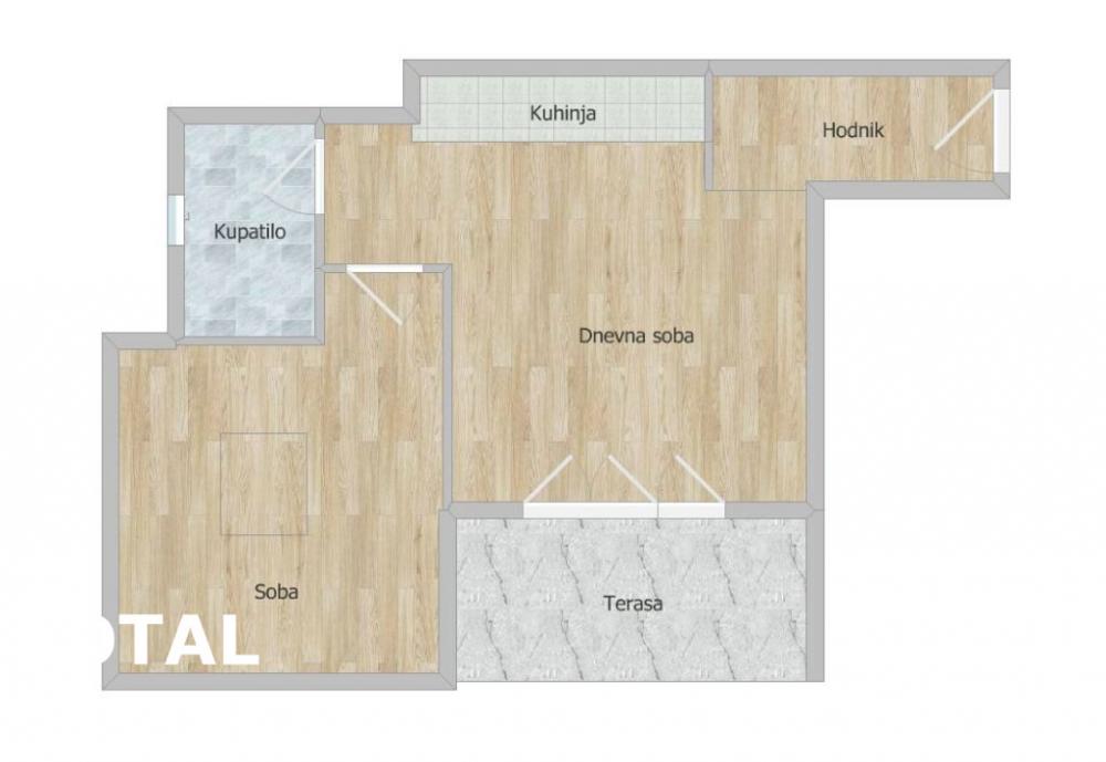 Slika 9 - Stan,NOVI SAD,CENTAR,kv: 48.00, € 148320, ID: 1101210