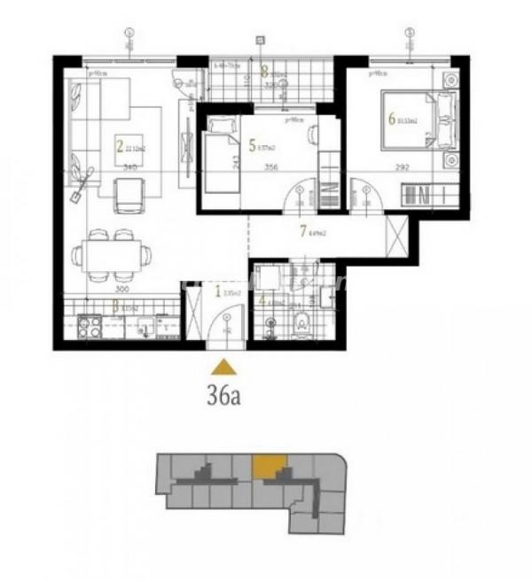 Slika 1 - Petrovaradin-Lep Trosoban stan 57 m2 u Pogodnom kraju-povrat PDV-065/385 8880