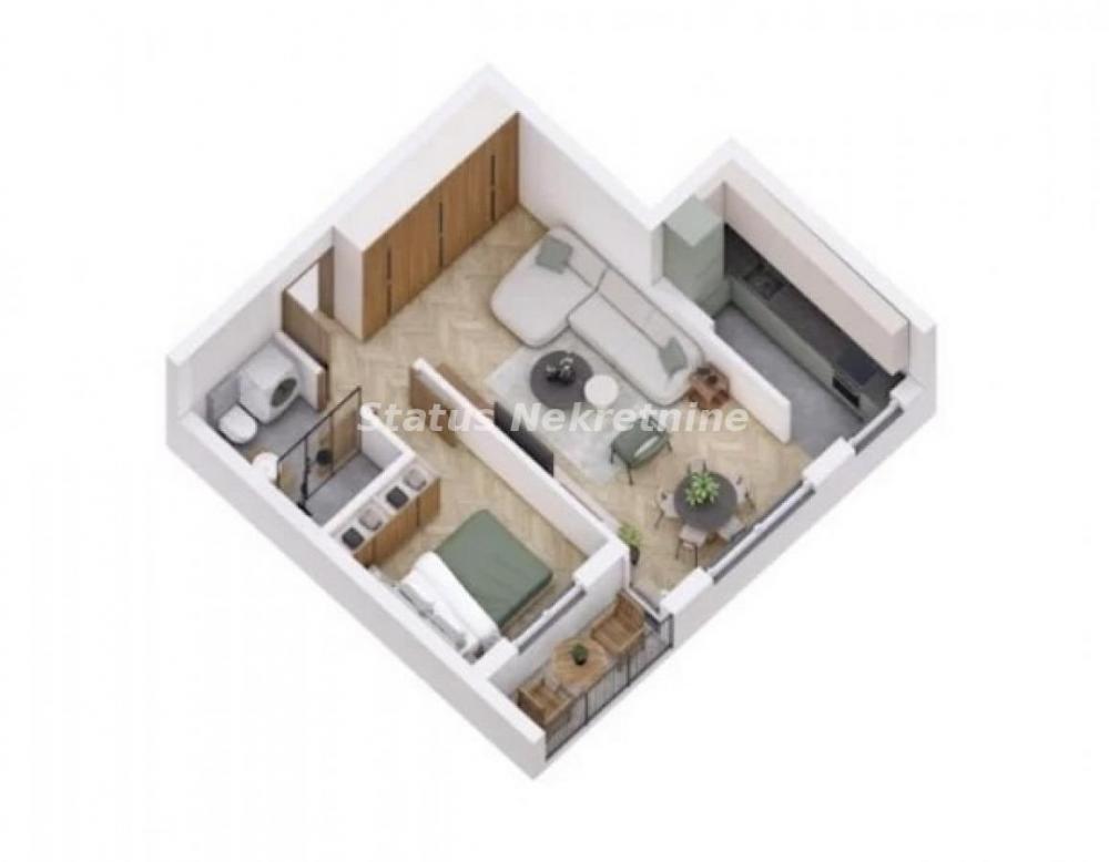 Glavna slika -Petrovaradin-Lep Dvosoban stan 44 m2 u Pogodnom kraju-povrat PDV-065/385 8880