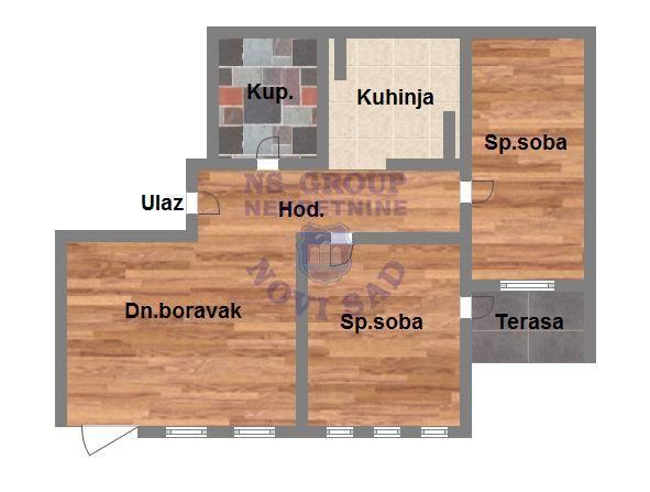 Glavna slika -Kompletno renoviran na odličnoj lokaciji