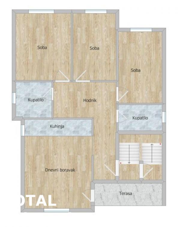 Glavna slika -Stan,VETERNIK,CENTAR,kv: 74.00, € 137200, ID: 1101052