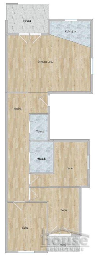 Glavna slika -Stan,NOVI SAD,KLISA,kv: 69.00, € 131480, ID: 1064597