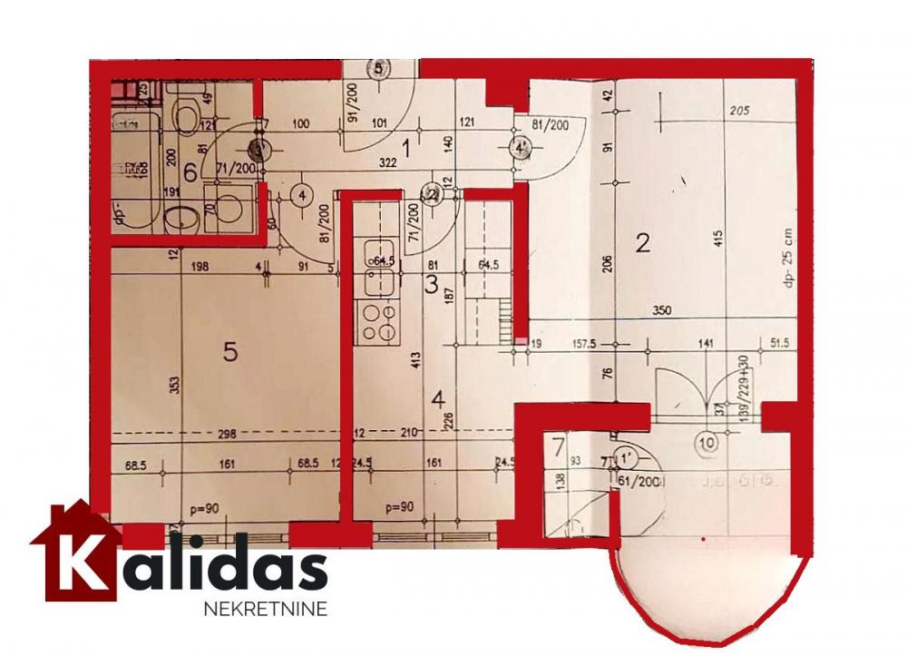 Slika 6 - Stan,NOVI SAD,SAJAM,kv: 49, € 164800, ID: 1008175