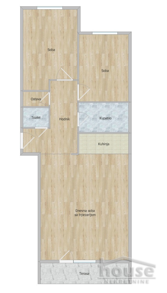 Slika 1 - Stan,NOVI SAD,BULEVAR PATRIJARHA PAVLA,kv: 74.00, € 218300, ID: 1064545