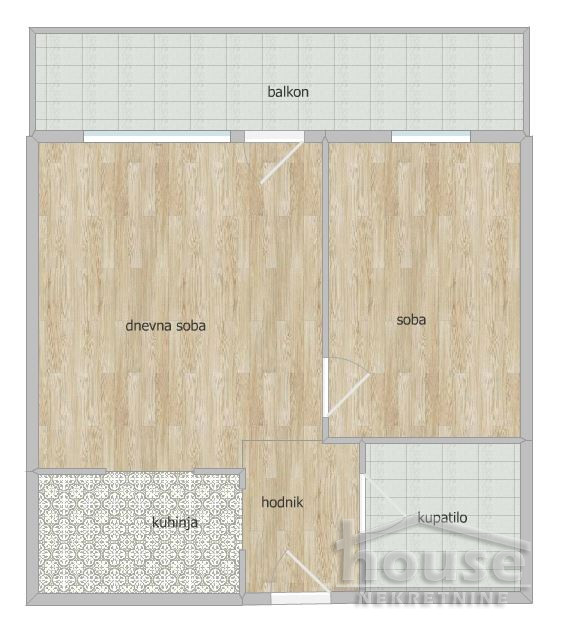 Slika 1 - Stan,NOVI SAD,CENTAR,kv: 49.00, € 150000, ID: 1064244