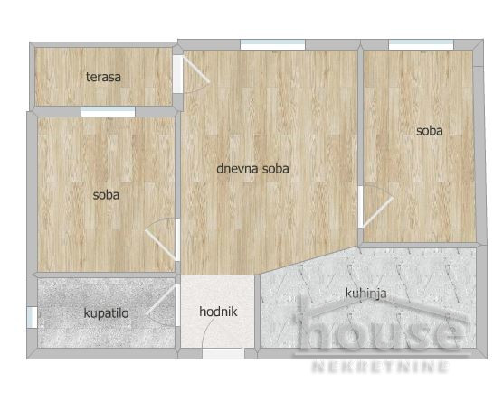 Slika 1 - Stan,NOVI SAD,ADICE,kv: 47.00, € 105000, ID: 1064541