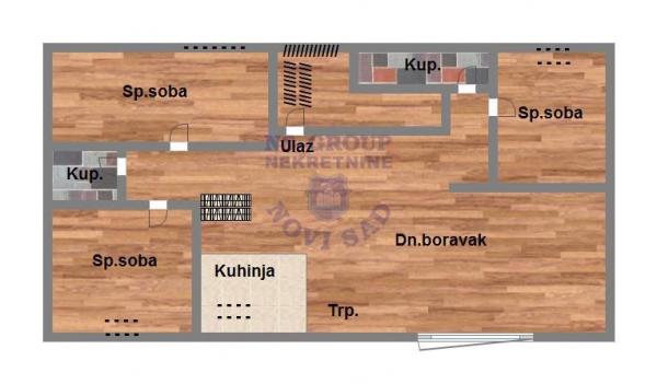 Slika 11 - Četvorosoban stan na Petrovaradinu u novoj zgradi!