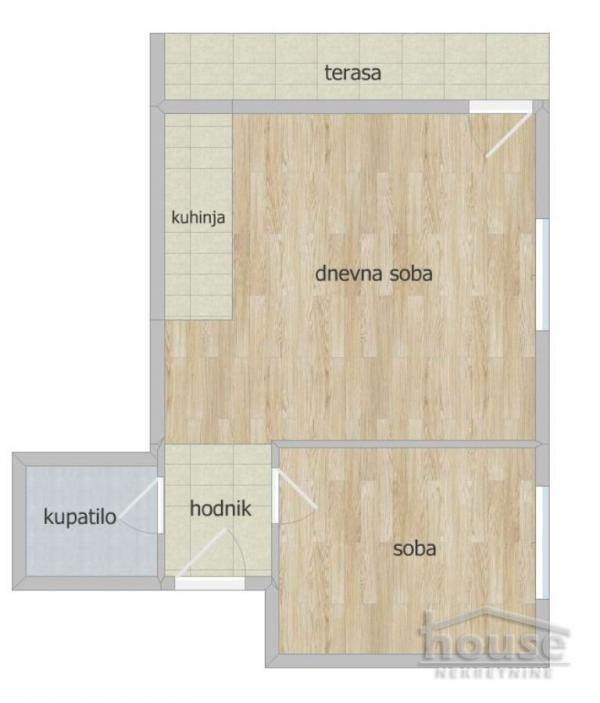 Slika 1 - Stan,NOVI SAD,TELEP,kv: 42.00, € 142000, ID: 1064632