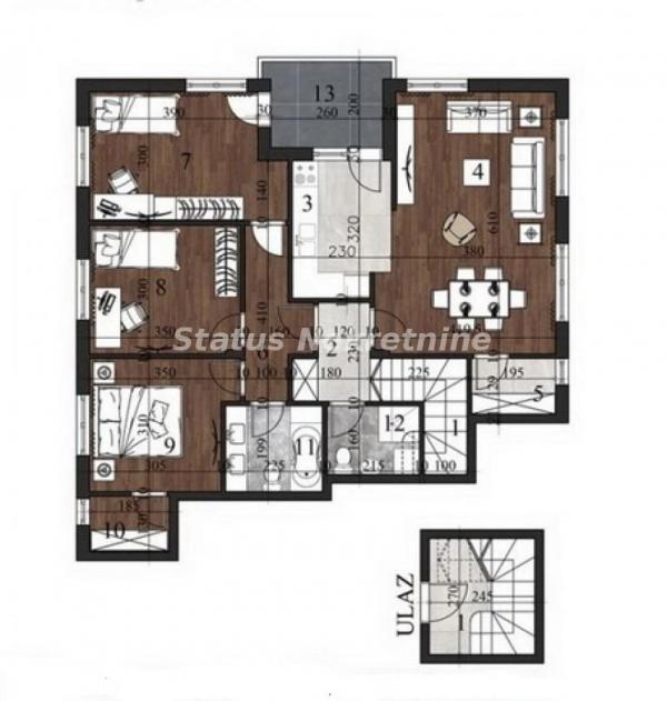 Glavna slika -Grbavica-Lep Četvorosoban Dupleks 96 m2 u Pogodnom kraju-povrat PDV-065/385 8880