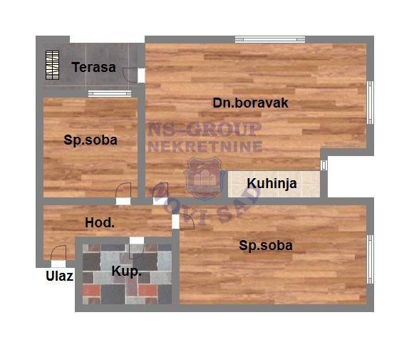 Glavna slika -Trosoban - 58m2 - Petrovaradin