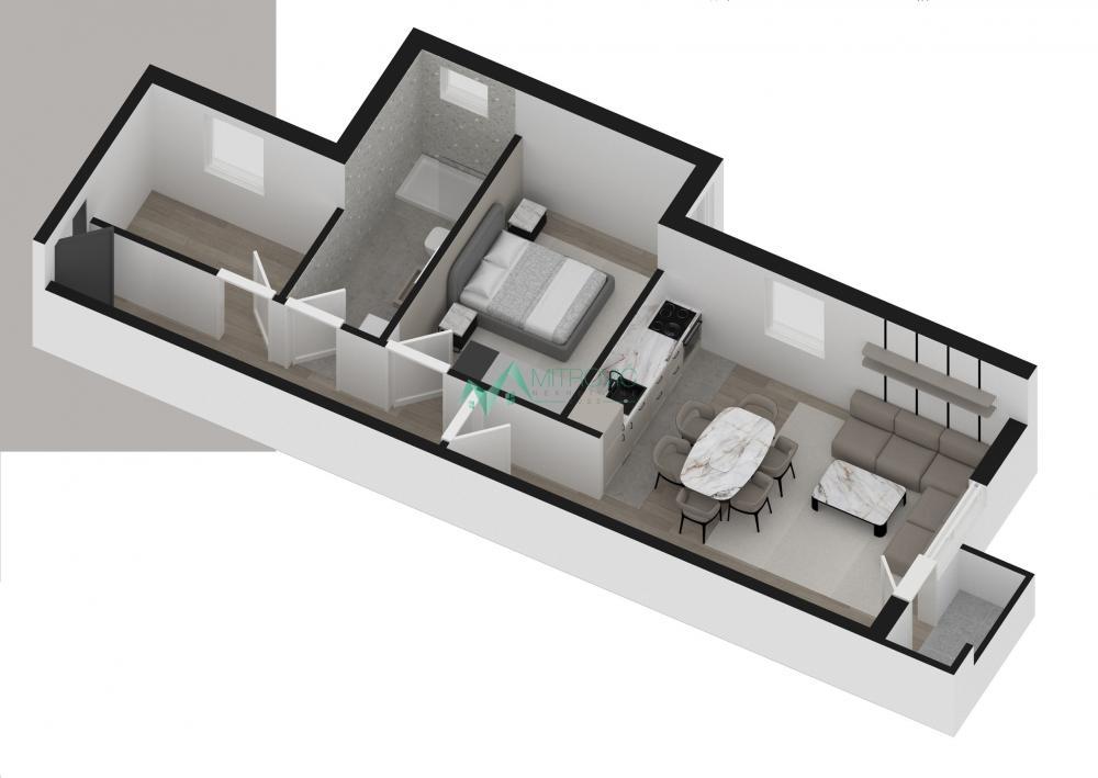 Glavna slika -Novi Sad, Adice - Dvosoban stan sa velikom ostavom - 66 m2 