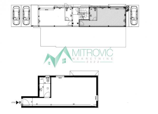 Glavna slika -Adice — Garažni stan, novogradnja, 34m², vrhunski kvalitet gradnje 