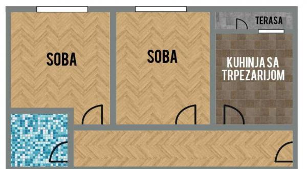 Slika 6 - Stan,NOVI SAD,SATELIT,kv: 50.00, € 111240, ID: 1053802