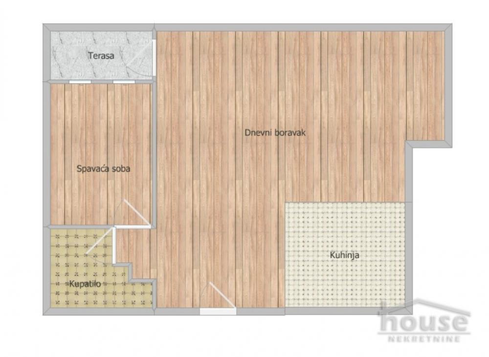 Slika 1 - Stan,NOVI SAD,CENTAR,kv: 52.00, € 239200, ID: 1064718