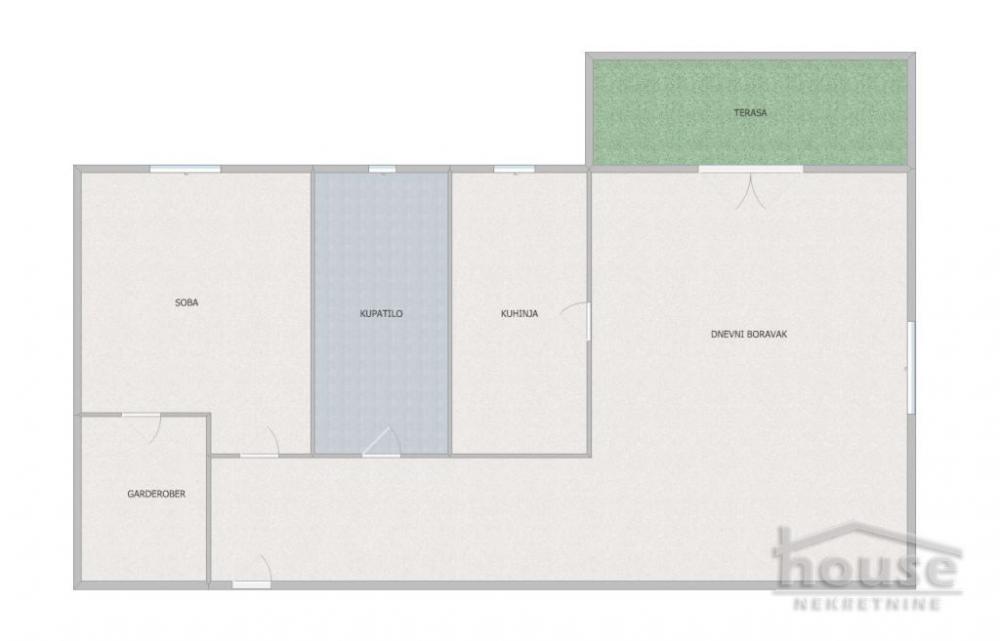 Slika 1 - Stan,NOVI SAD,TELEP,kv: 49.00, € 136000, ID: 1063761