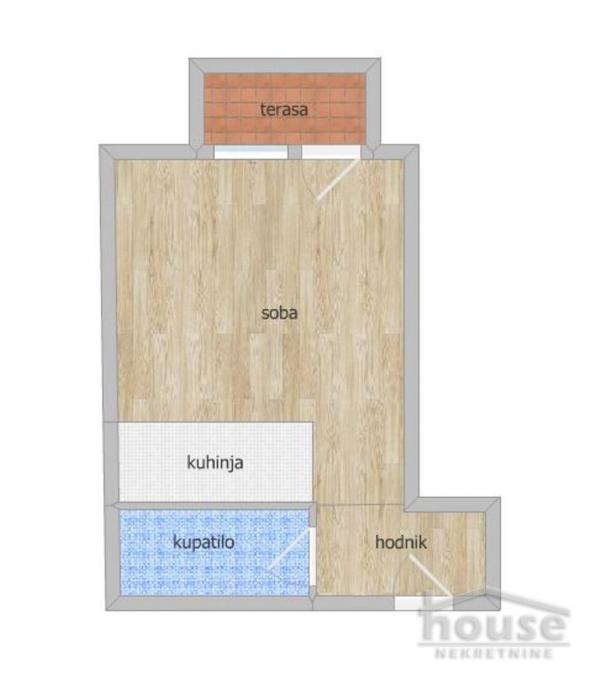 Slika 9 - Stan,NOVI SAD,NOVA DETELINARA,kv: 25.00, € 85000, ID: 1064735