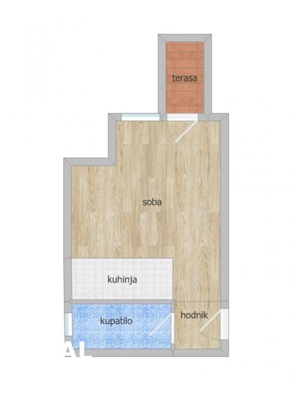 Slika 7 - Stan,NOVI SAD,NOVA DETELINARA,kv: 25.00, € 85000, ID: 1101584