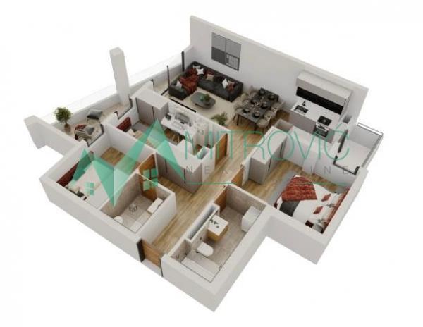 Glavna slika -Novi Sad, Salajka - Troiposoban stan80m2 