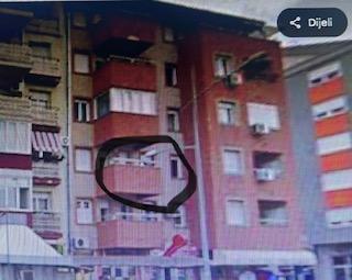 Glavna slika -Dvosoban, 54m2, Hadži Ruvimova 53 Novi Sad, sa terasom, ima lift