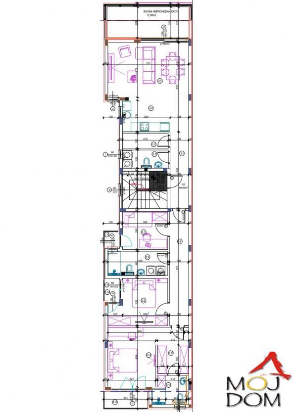 Glavna slika -Stan,NOVI SAD,SEVERNI TELEP,kv: 108, € 406750, ID: 1031321