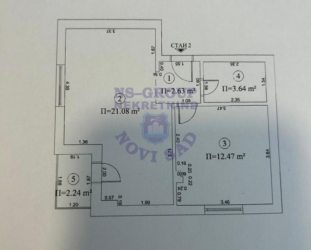 Slika 8 - Dvosoban  - 42m2 - Adice - 548818