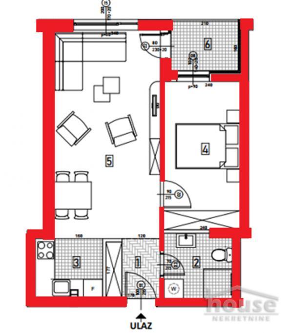 Glavna slika -Stan,NOVI SAD,TELEP,kv: 46.00, € 106650, ID: 1064746