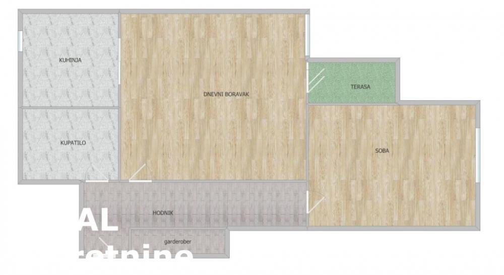 Slika 1 - Stan,NOVI SAD,GRBAVICA,kv: 46.00, € 138000, ID: 1101643