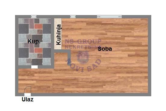 Slika 6 - Jednosoban, 29m2, Spens Novi Sad Novi Sad