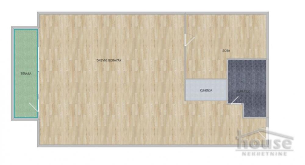 Slika 1 - Stan,NOVI SAD,GRBAVICA,kv: 51.00, € 153000, ID: 1064693