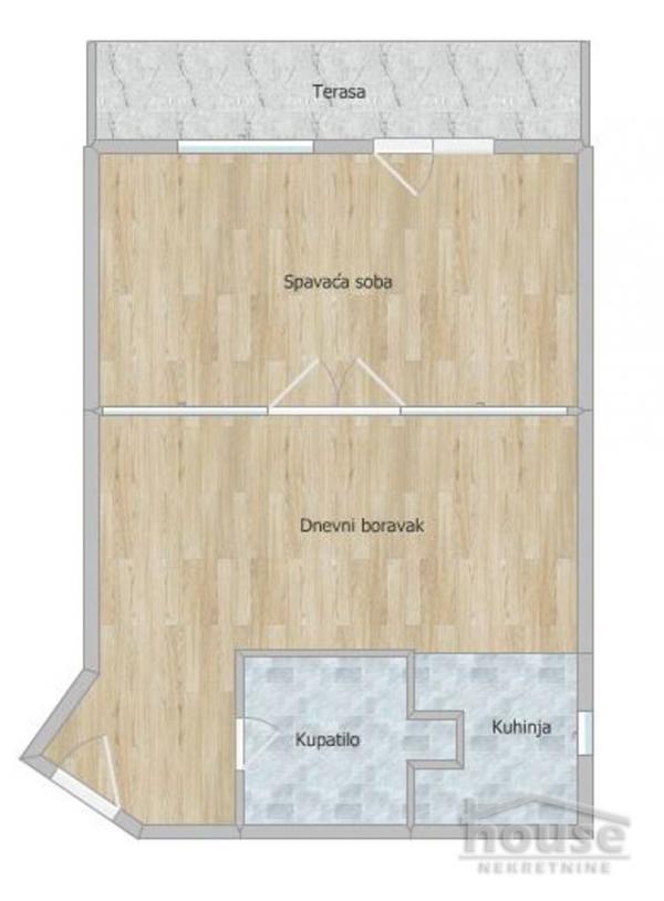 Slika 1 - Stan,NOVI SAD,GRBAVICA,kv: 53.00, € 148400, ID: 1064877