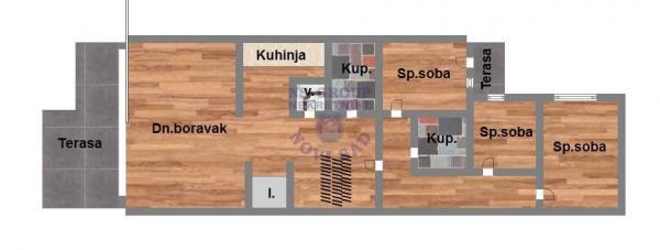 Glavna slika -Četvorosoban, 109m2, Telep Novi Sad