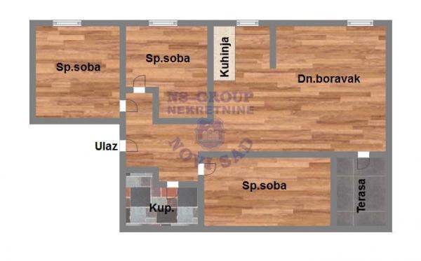 Glavna slika -Prodaja stana, 70m2, Adice Novi Sad