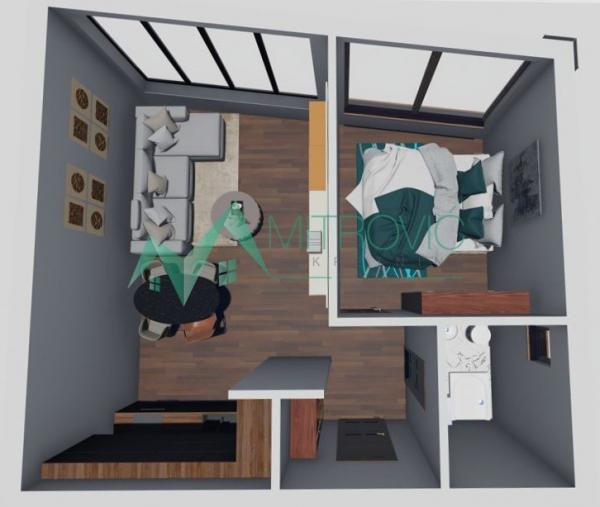 Glavna slika -Petrovaradin - jednoiposoban stan 45m2 + parking mesto uključeno u cenu 