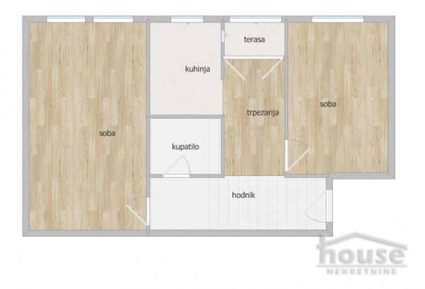 Slika 1 - Stan,NOVI SAD,NOVA DETELINARA,kv: 58.00, € 150000, ID: 1064853