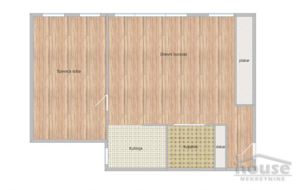 Slika 1 - Stan,NOVI SAD,CENTAR,kv: 43.00, € 134200, ID: 1064953