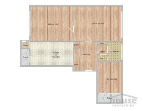 Slika 1 - Stan,NOVI SAD,KEJ,kv: 91.00, € 291200, ID: 1064952