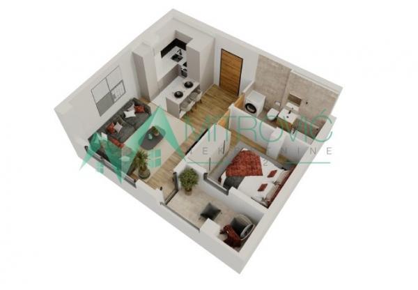 Glavna slika -Novi Sad, Salajka - Jednoiposoban stan  40m2 