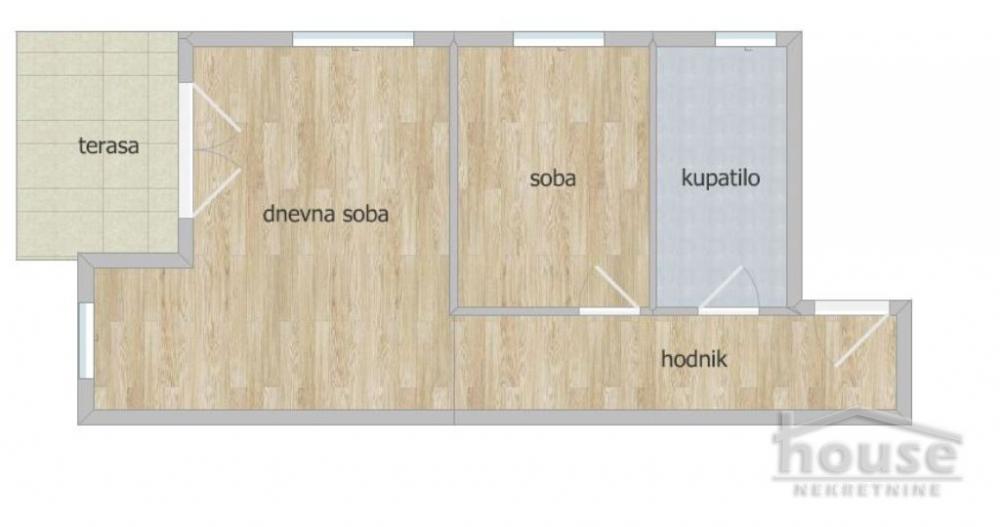 Slika 1 - Stan,NOVI SAD,ADICE,kv: 48.00, € 105600, ID: 1064932