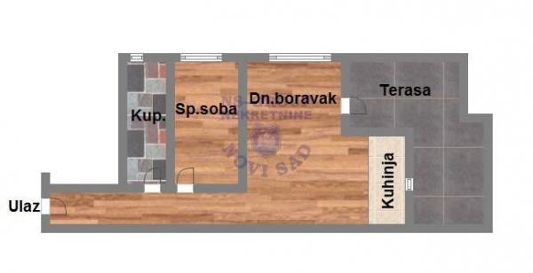 Glavna slika -~Dvosoban stan u izgradnji na Adicama~