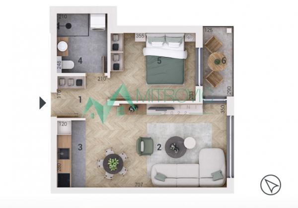 Slika 1 - Urbana vila, odlična lokacija, 45m2, obezbeđen parking 