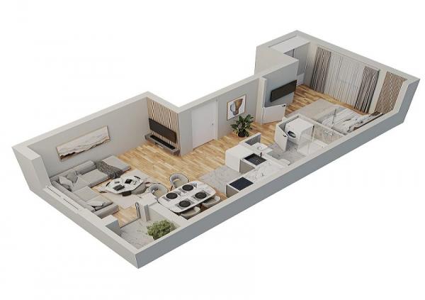 Slika 7 - Novi Sad, Adice - Novogradnja, dvosoban stan ID#1001087