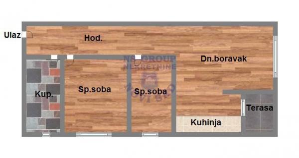 Glavna slika -Odlican trosoban stan u izgradnji! 
