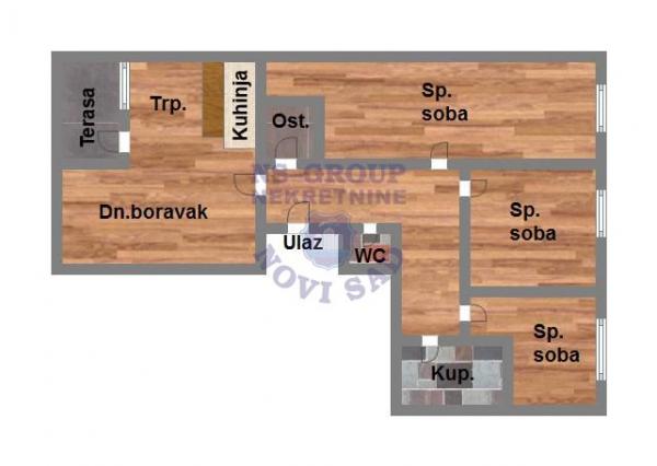 Slika 8 - 512054-Prodajem uknjižen stan od 88,57 kvadrata plus dve garaže ukpno preko 30m2 kvadrata