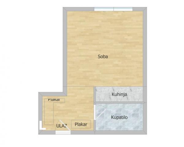 Slika 8 - Stan,NOVI SAD,PODBARA,kv: 26.00, € 93000, ID: 1101873