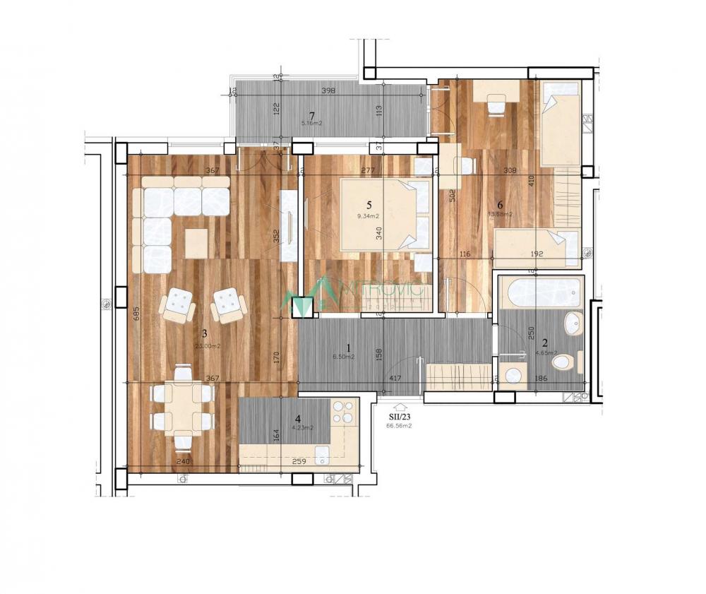 Slika 9 - Novi Sad, Telep - Fantastičan stan odlične strukture, novogradnja!