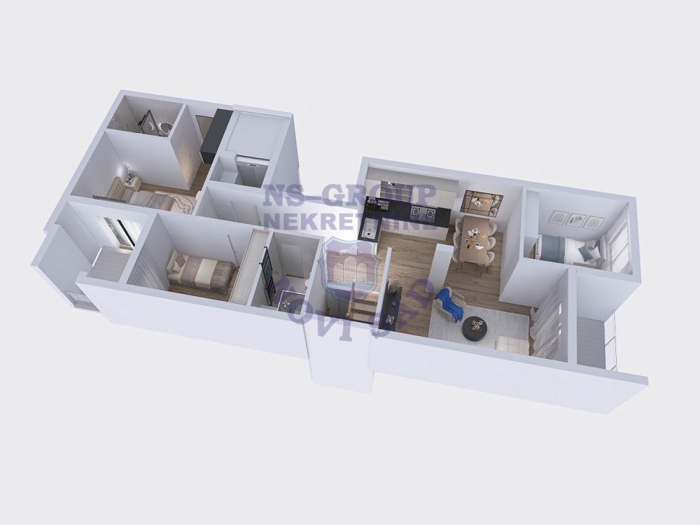 Slika 1 - Odličan četvorosoban stan na Podbari!