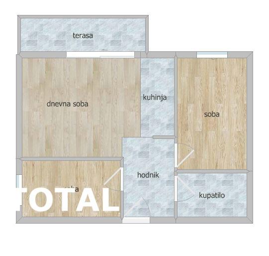 Glavna slika -Stan,NOVI SAD,SAJLOVO,kv: 43.00, € 86120, ID: 1101900