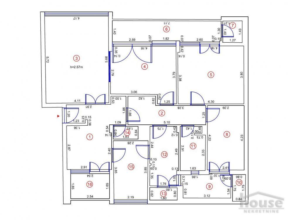 Glavna slika -Stan,NOVI SAD,KEJ,kv: 130.00, € 375000, ID: 1065062