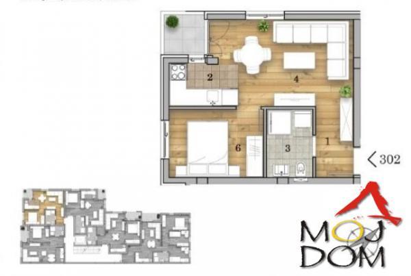 Glavna slika -Stan,NOVI SAD,TELEP,kv: 37, € 112150, ID: 1031511