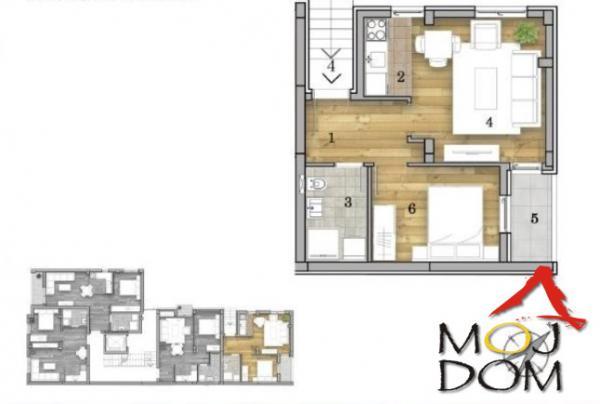 Glavna slika -Stan,NOVI SAD,TELEP,kv: 37, € 109700, ID: 1031500